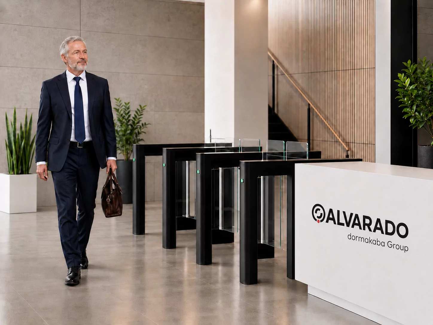 Alvarado turnstile entrance photo featured on the TurnstileOPS vendor page