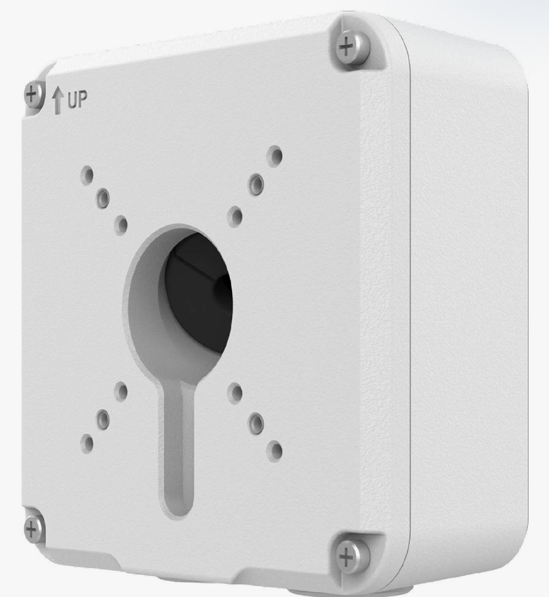 4K Zoom/Pano Bullet Junction Box w/extra back outlet